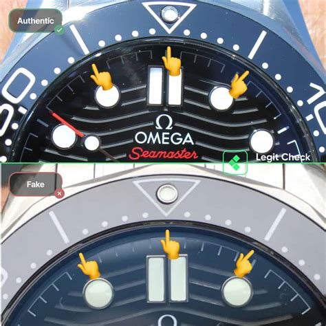 omega fake vs real|omega seamaster knockoff.